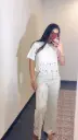 Pantalón de Lino a Rayas