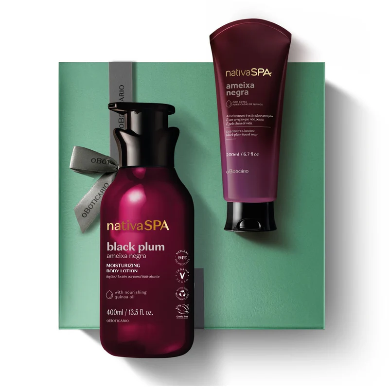 Kit de cuidado de loción de Ameixa Negra Nativa SPA para el Día de la Madre