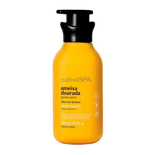 Nativa Spa Ameixa Dourada Loción Corporal Hidratante, 400ml