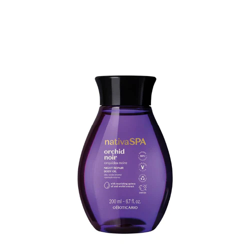 Nativa Spa Aceite Corporal Hidratante Orquídea Noire, 200ml