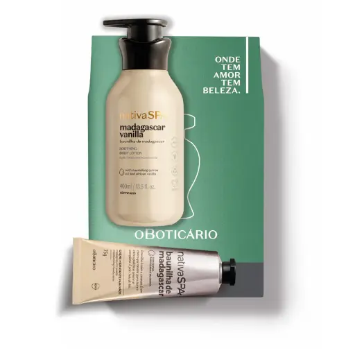 Kit Día de la Madre Loción Nativa SPA Baunilha de Madagascar